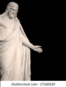 Statue Of Jesus Christ With Hands Outstretched