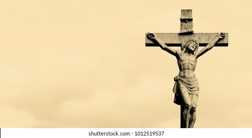 Statue Of Jesus Christ On The Cross 

