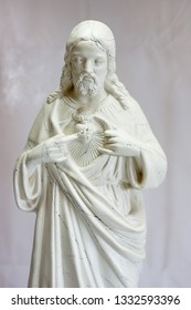 Statue Jesus Christ Pointing His Heart Stock Photo 1332593396 ...