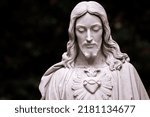 Statue of Jesus Christ in stone