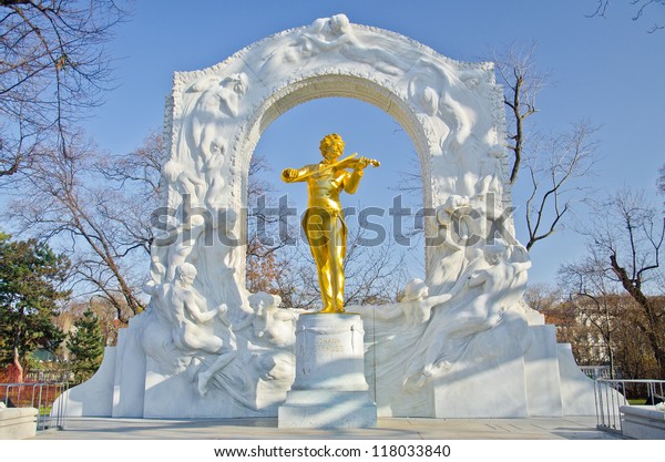 Statue Johann Strauss Stadtpark Vienna Austria Stock Photo Edit Now 118033840