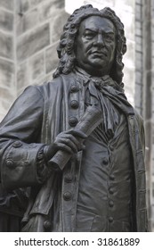 Statue Of JS Bach In Leipzig