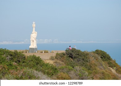 Statue Of Juan Rodriguez Cabrillo; Cabrillo National Monument; San Diego, California