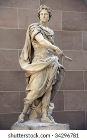 Statue Of Julius Caesar At The Louvre