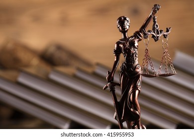 Statue Of Justice, Burden Of Proof, Law Theme