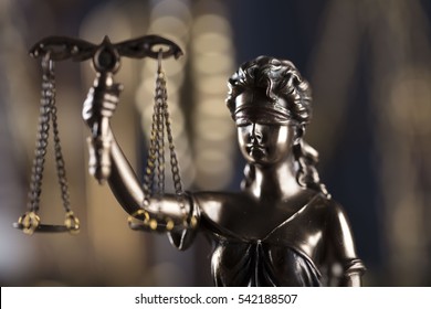 Statue Of Justice, Burden Of Proof, Law Theme