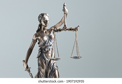 Statue of Justice - lady justice. Law, legal concept