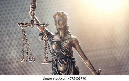 Statue Of Justice Symbol, Legal Law Concept Image