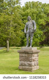 Statue Of King Charles I (1600-1649), At Glamis Castle, In Angus, Scotland.