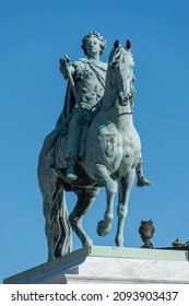 Statue Of King Frederick V, 1723-1766, Palace Square, Copenhagen, Denmark