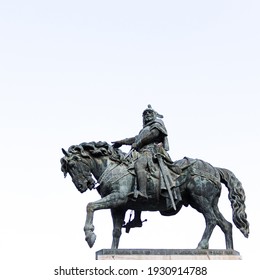 Statue Of King Jaime I In Valencia