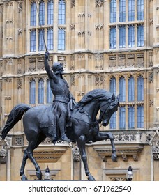 Statue Of King Richard The Lionheart, In The Westminster Borough