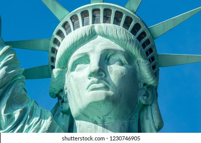 statue of liberty face clipart yelling