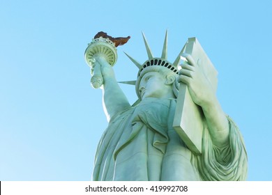 The Statue of Liberty is a colossal copper statue designed by Auguste Bartholdi a French sculptor was built by Gustave Eiffel