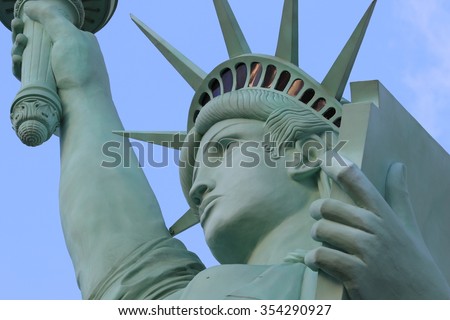 The Statue of Liberty is a colossal copper statue designed by Auguste Bartholdi a French sculptor was built by Gustave Eiffel.Dedicated on Oct 28, 1886.One of most famous icons of the 4th of July USA.