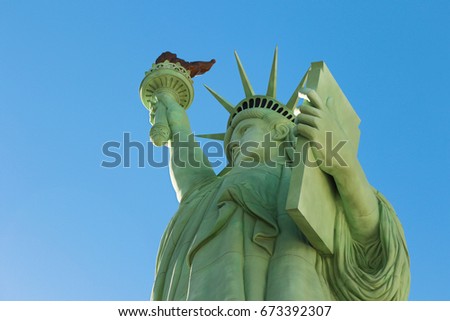 The Statue of Liberty is a colossal copper statue designed by Auguste Bartholdi a French sculptor was built by Gustave Eiffel