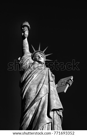 The Statue of Liberty is a colossal copper statue designed by Auguste Bartholdi a French sculptor was built by Gustave Eiffel.Dedicated on October 28, 1886 is one of the most famous  icons of the USA.