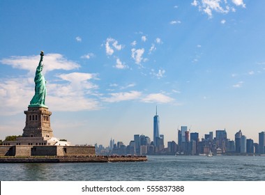 Statue of Liberty and Lower Manhattan