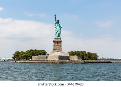 Statue liberty, New York in August 2015