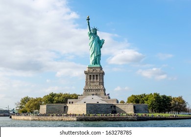 The Statue of Liberty in New York City - Shutterstock ID 163278785
