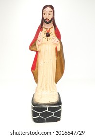 Statue Of The Lord Jesus Christ On A White Background