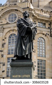 Statue of Martin Luther in Dresden, Germany