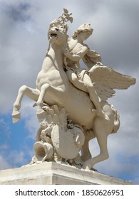 The Statue Of Mercury Riding Pegasus In Paris