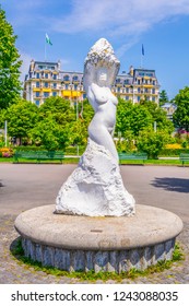 Statue Naked Woman On Lakeside Promenade Stock Photo Shutterstock