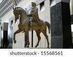 Statue of Napolean on horseback Musee d