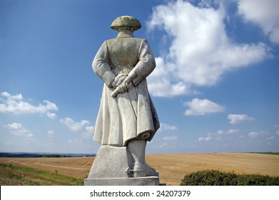 Statue Of Napoleon Bonaparte In Craonne, France