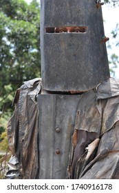 Statue Of Ned Kelly In Australia