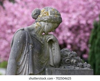 Statue On A Cemetary