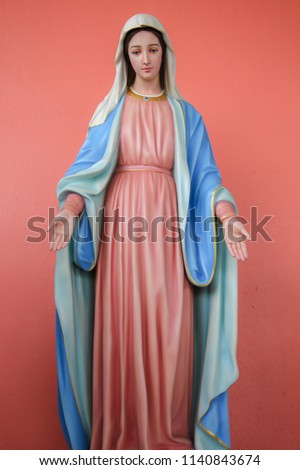 Statue Our Lady of Grace Virgin Mary 