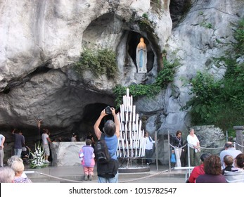 Statue Of Our Lady Of Lourdes  France