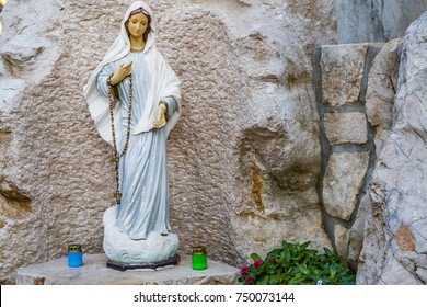 Statue Our Lady Medjugorje Blessed Virgin Stock Photo 750073144 ...