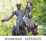 Statue of Paul Revere on Boston