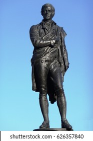 Statue Of Poet, Robert Burns, Edinburgh