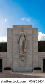 Statue At Punchbowl Crater Memorial, Honolulu, Hawaii