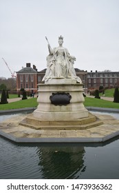 Statue Of Queen Victoria Outside Kensington Palace