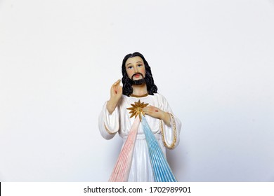 Statue Representing The Merciful Jesus Christ, Divine Mercy - Catholic Symbol