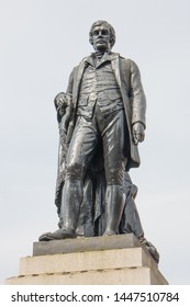 Statue Of Robert Burns George Square Glasgow Scotland