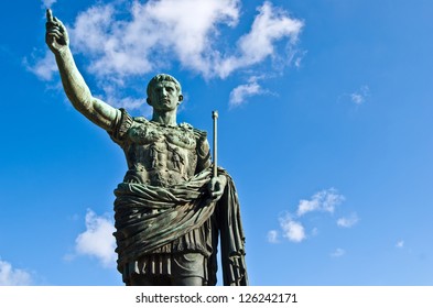 Statue Of The Roman Emperor Julius Caesar