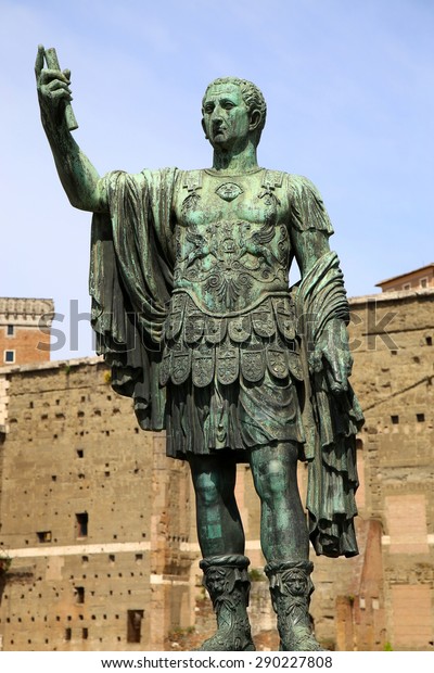 Statue Spqr Impcaesari Nervae Augustus On Stock Photo (Edit Now) 290227808