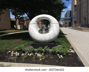 Statue Of Telephone From New Jersey Institute Of Technology