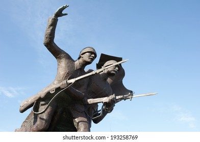 Statue Of A Turk Unknown Soldier At Gallipoli, Turkey