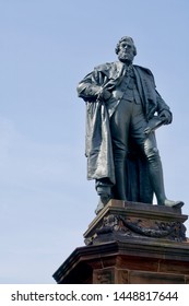 Statue Of William Chambers In Edinburgh