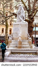 The Statue Of William Shakespeare, Sculpted By Giovanni Fontana