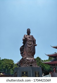 The Statue Of Zheng He In Sam Poo Kong, Semarang, Indonesia.  Zheng He Is A Famous Chinese Sailor And Explorer.