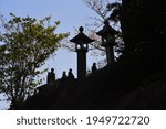 Statues of the Arhat in Hokoji Temple, Hamamatsu City, Shizuoka Prefecture, Japan.