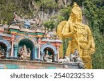 Statues at the Batu Caves in Kuala Lumpur, Malaysia